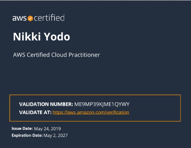 AWS Certified Cloud Practitioner