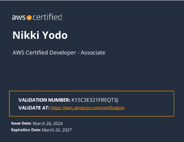 AWS Certified Developer - Associate