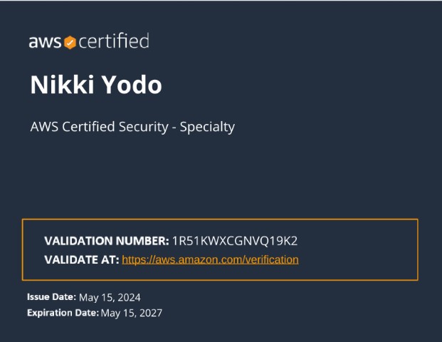 AWS Certified Security - Specialty