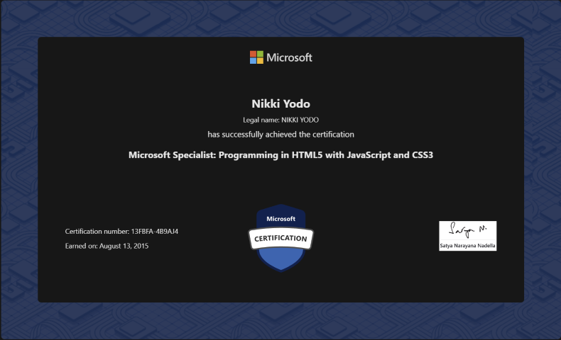 MS: Programming in HTML 5 with JavaScript and CSS3